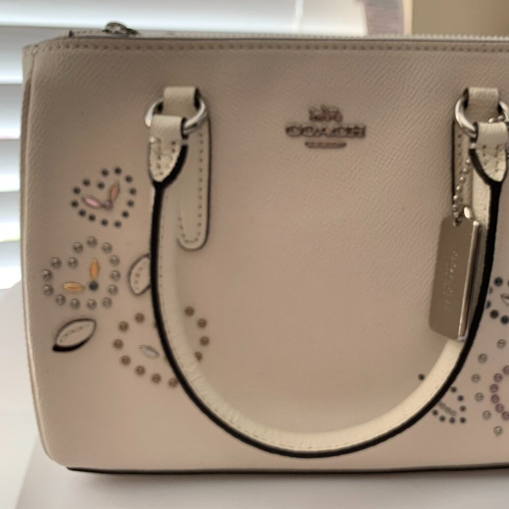 Coach F46292 Chalk Mini Suri Cross Body Bag NWT PRICE FIRM